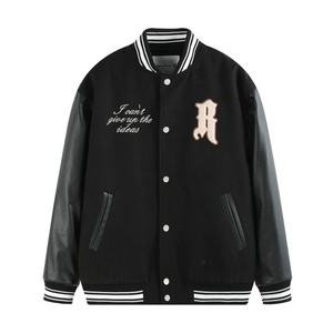 American Terry Embroidered Bomber Jacket