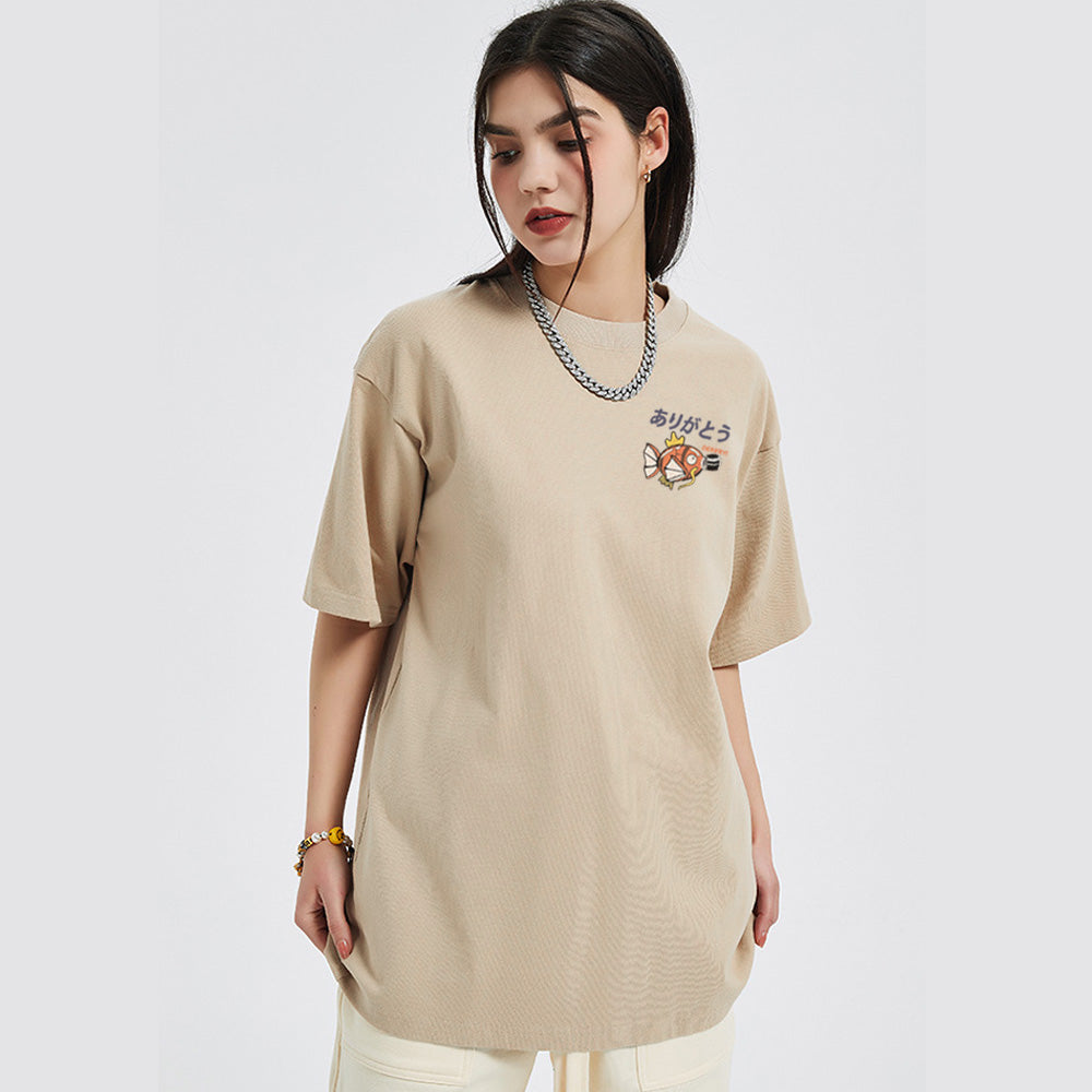 Cute Cartoon Fish Graphic T-Shirt