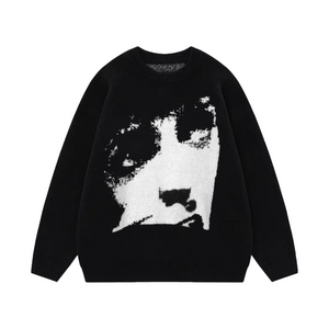 Portrait Jacquard Sweater