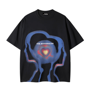 Abstract Couple Heart T-shirt