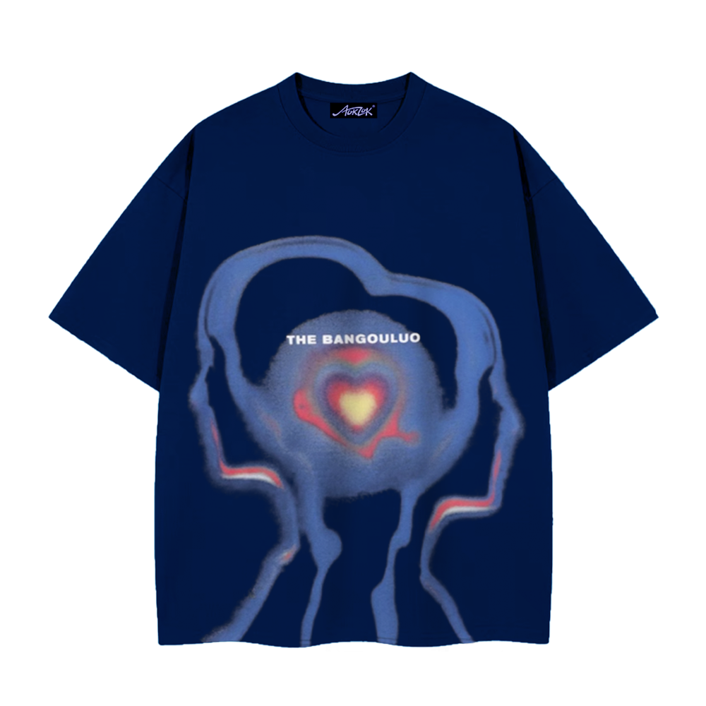 Abstract Couple Heart T-shirt