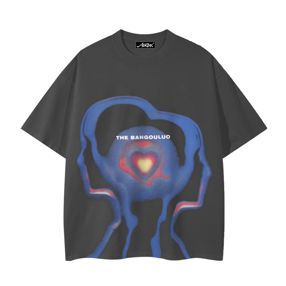 Abstract Couple Heart T-shirt