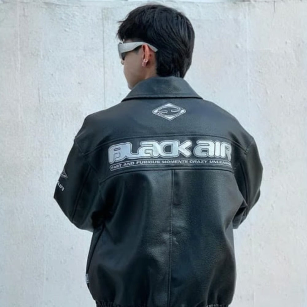 Motorcycle Style High Street Leather Jacket