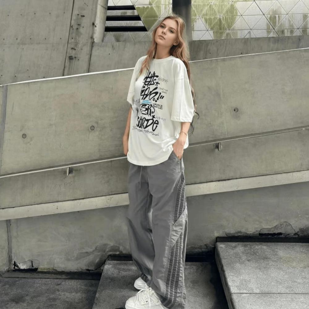 Side Stripe Tie Quick-Drying Sweatpants