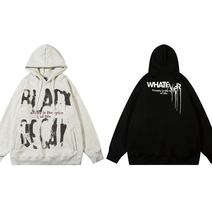 American Retro Graffiti Style Hooded Style
