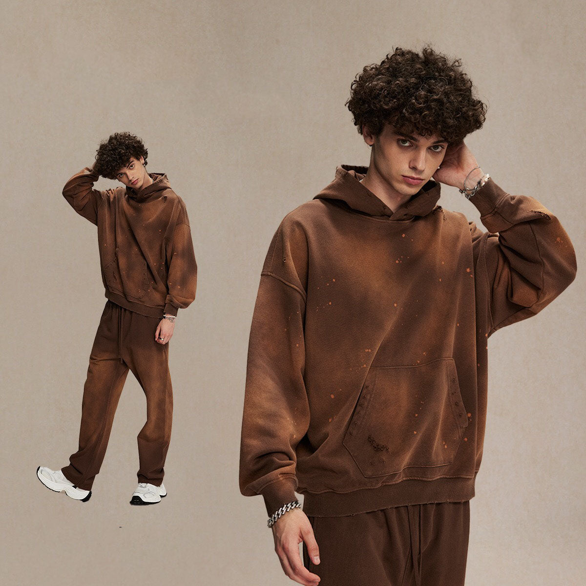 AG Destructive Colors 450g Hoodie