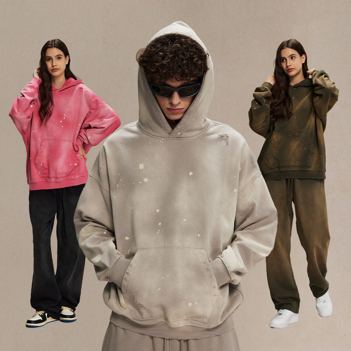 AG Destructive Colors 450g Hoodie