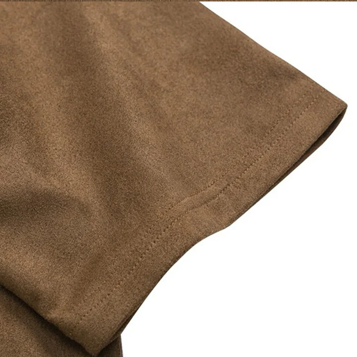 6Kull Suede Bone Wing Design T-shirt