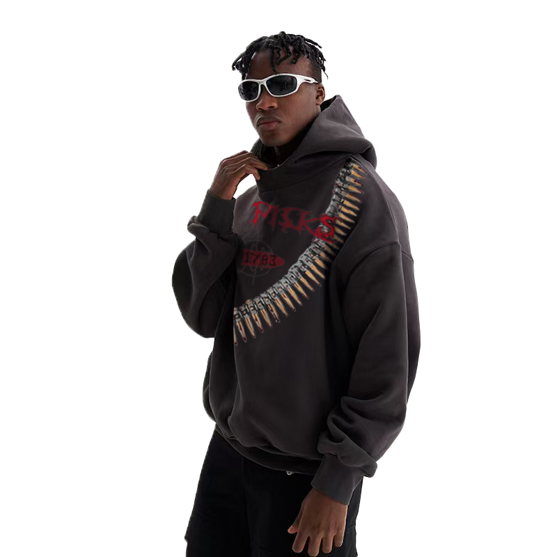 Art In War Empty Bullet Hoodie