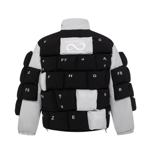 3endlesss.Brand Couple Keyboard Model Coat