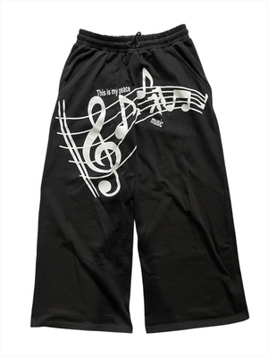 Unseen Echoes Rhythmic Flow Pants