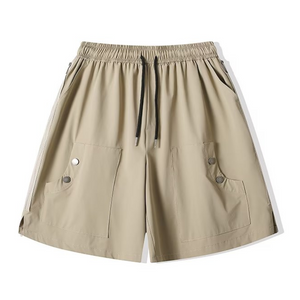 Simple Fashion Solid Color Cargo Shorts