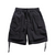 Urban Solid Drawstring Cargo Shorts