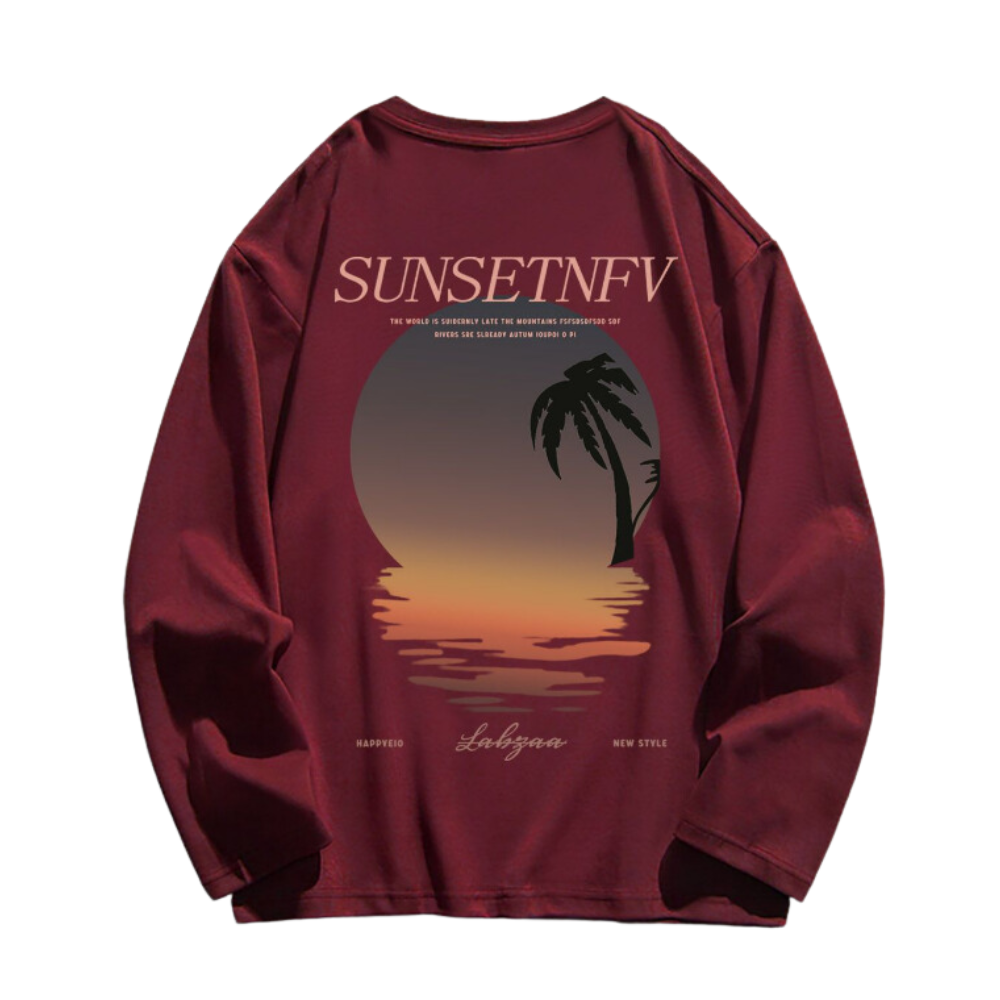 Casual Sunset Long Sleeve Shirt