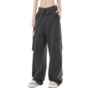 Women's Street Flap Waistband Cargo Pants