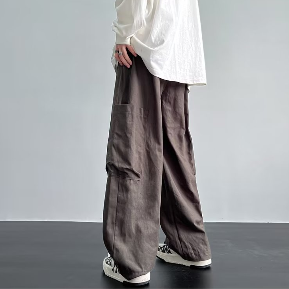 Japanese Loose Big Pocket Cargo Pants