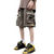 Technical Solid Color Cargo Shorts