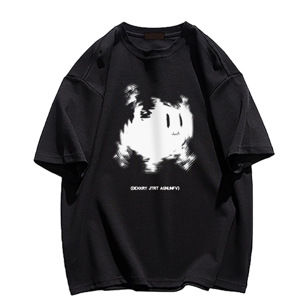 Grumpy Kitty Print T-shirt