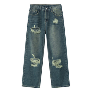 American Vintage Loose Ripped Jeans