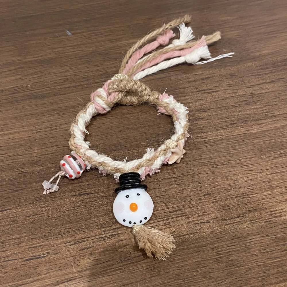 Special Christmas Woven Bracelet