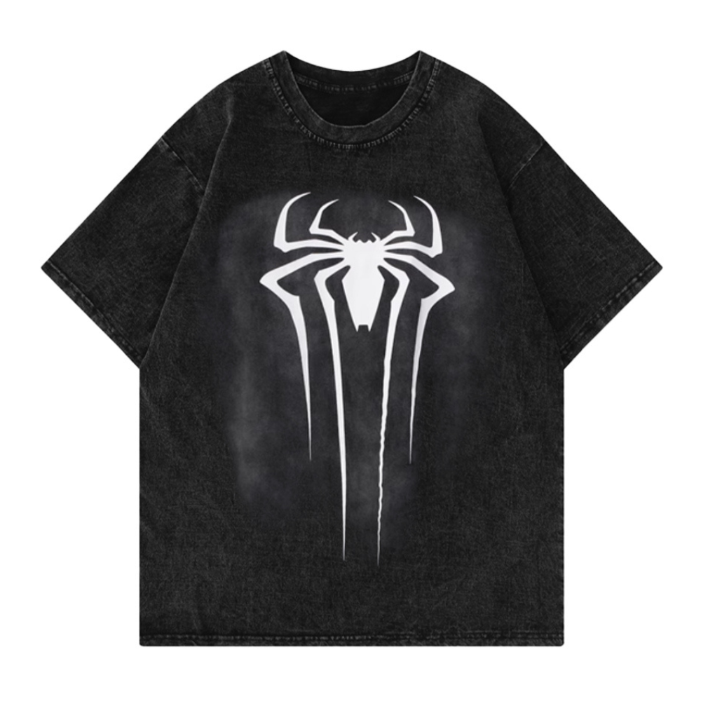 High Street Spider Lettering Washed T-shirt
