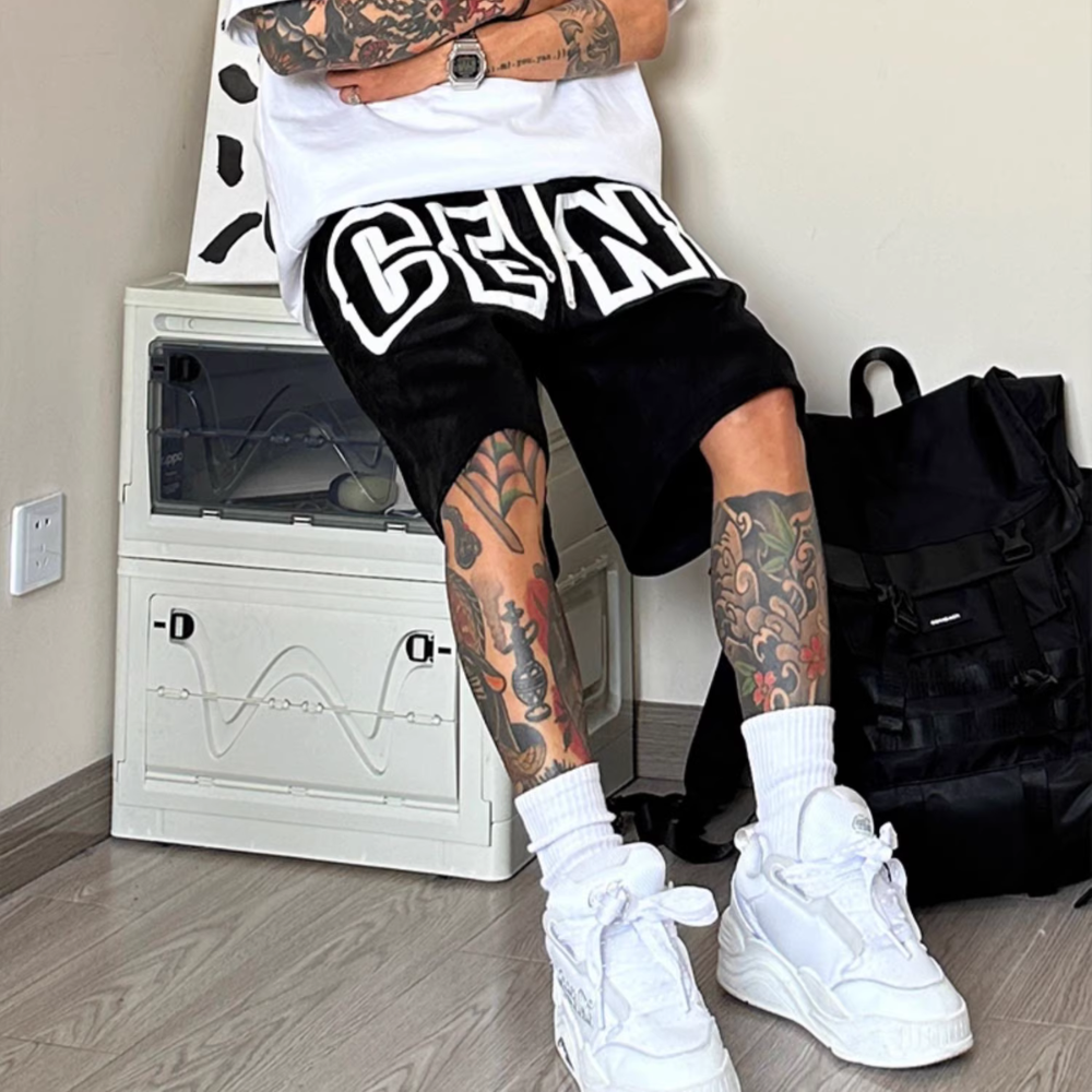 Street Foam Alphabet Shorts