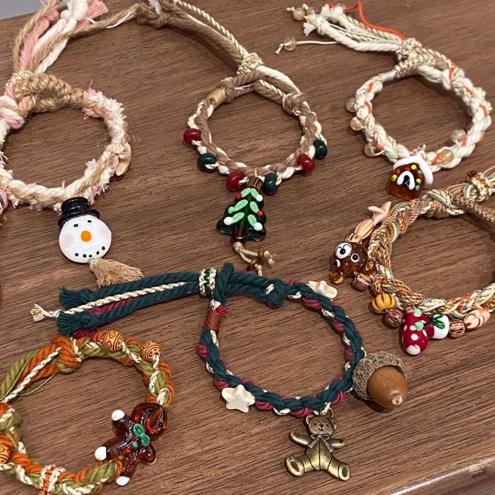 Special Christmas Woven Bracelet