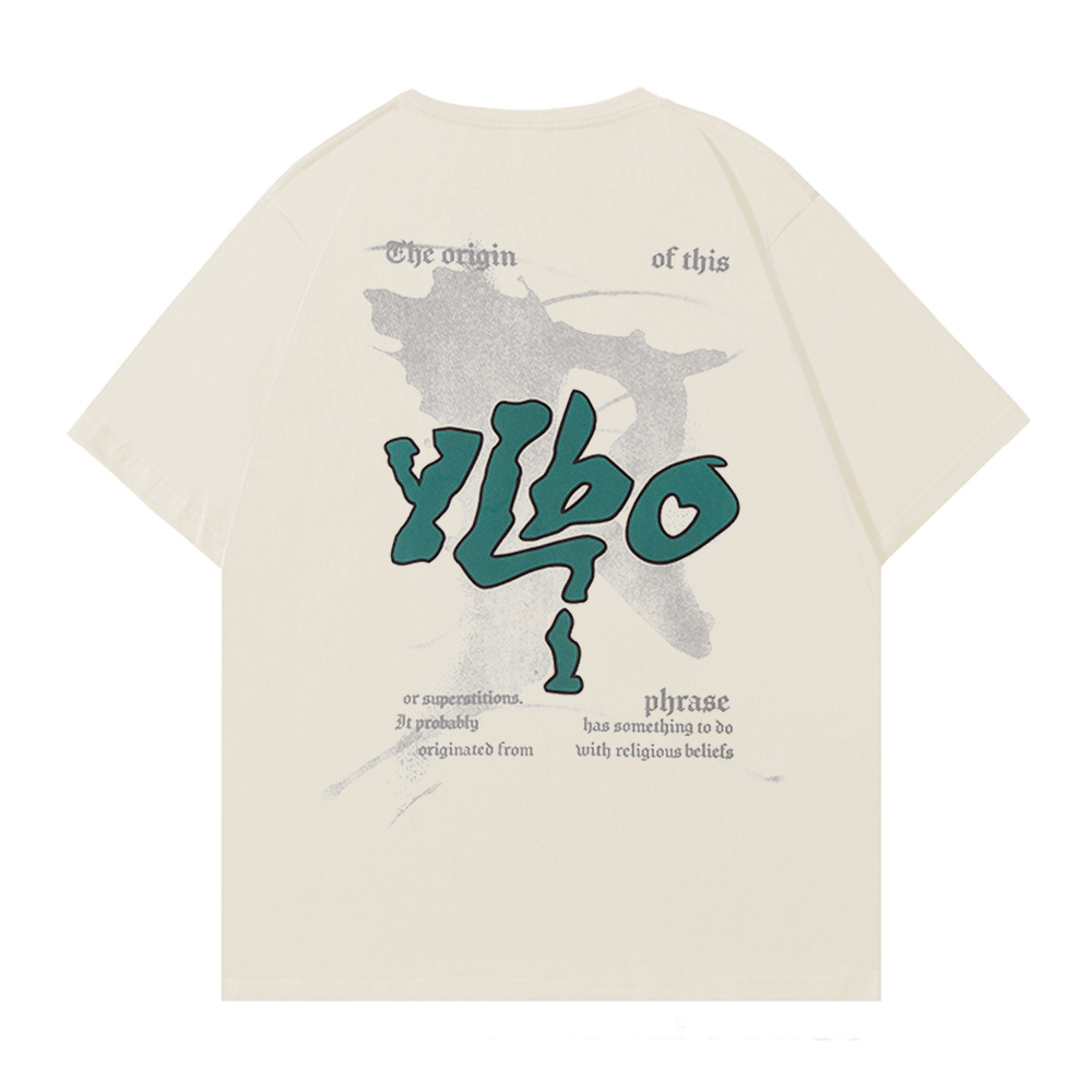 Casual Lettering Graffiti T-Shirt