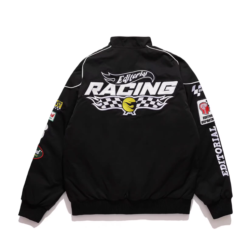 American Street Alphabet Biker Jacket