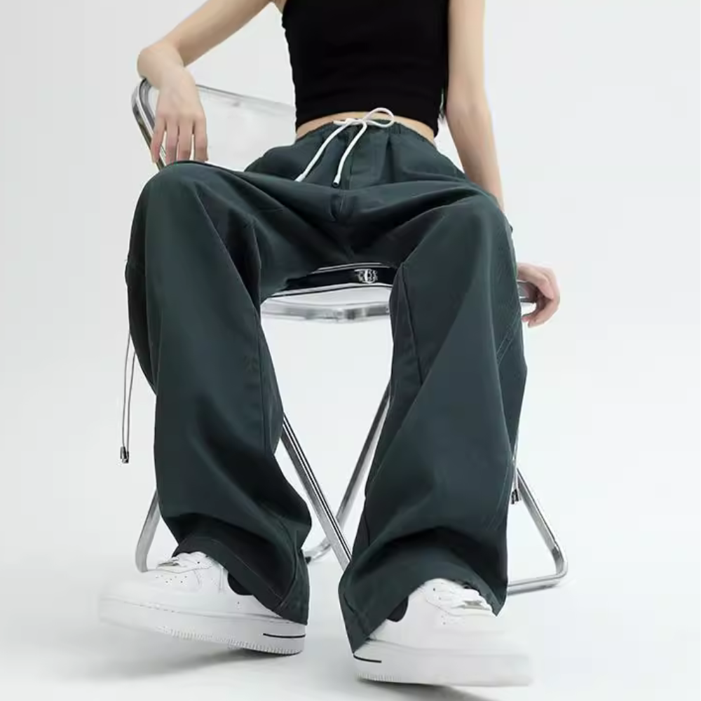 Women's Retro Strap Seatpants