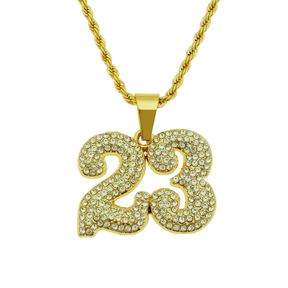 Street 23 Number Necklace