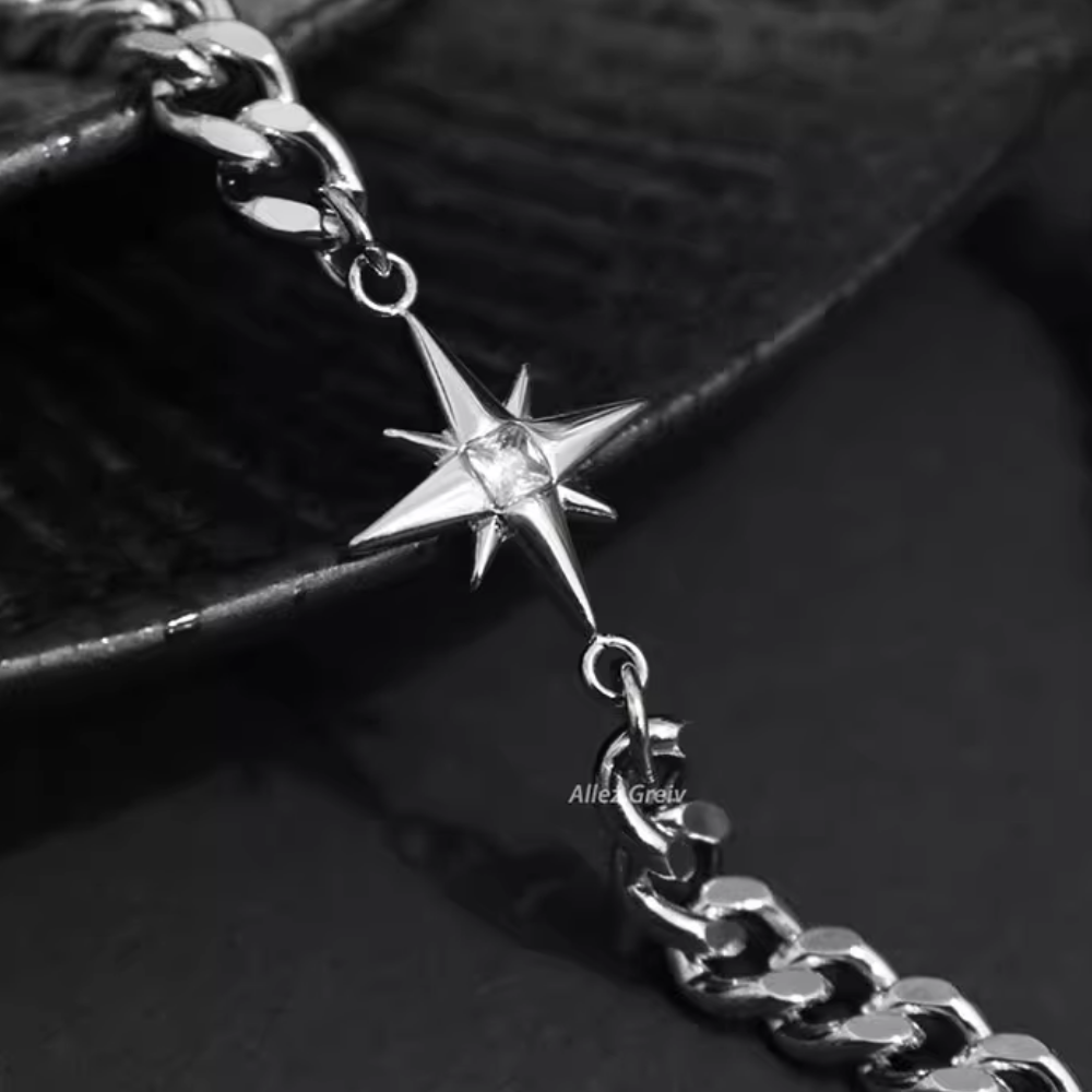 Eight-Pointed Star Versatile Necklace