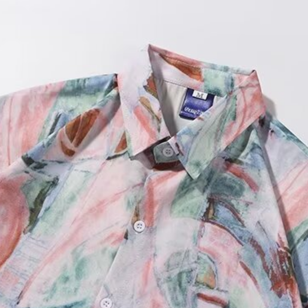American Abstract Resort Shirt