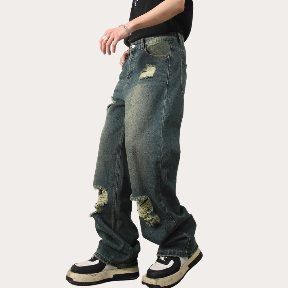 American Vintage Loose Ripped Jeans