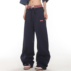 Casual Fake Two-Piece Sweatpants