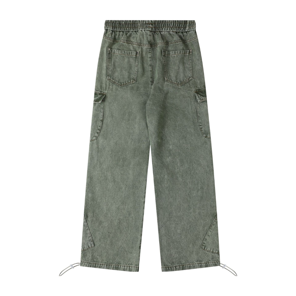 Retro Green Heavy Duty Jeans