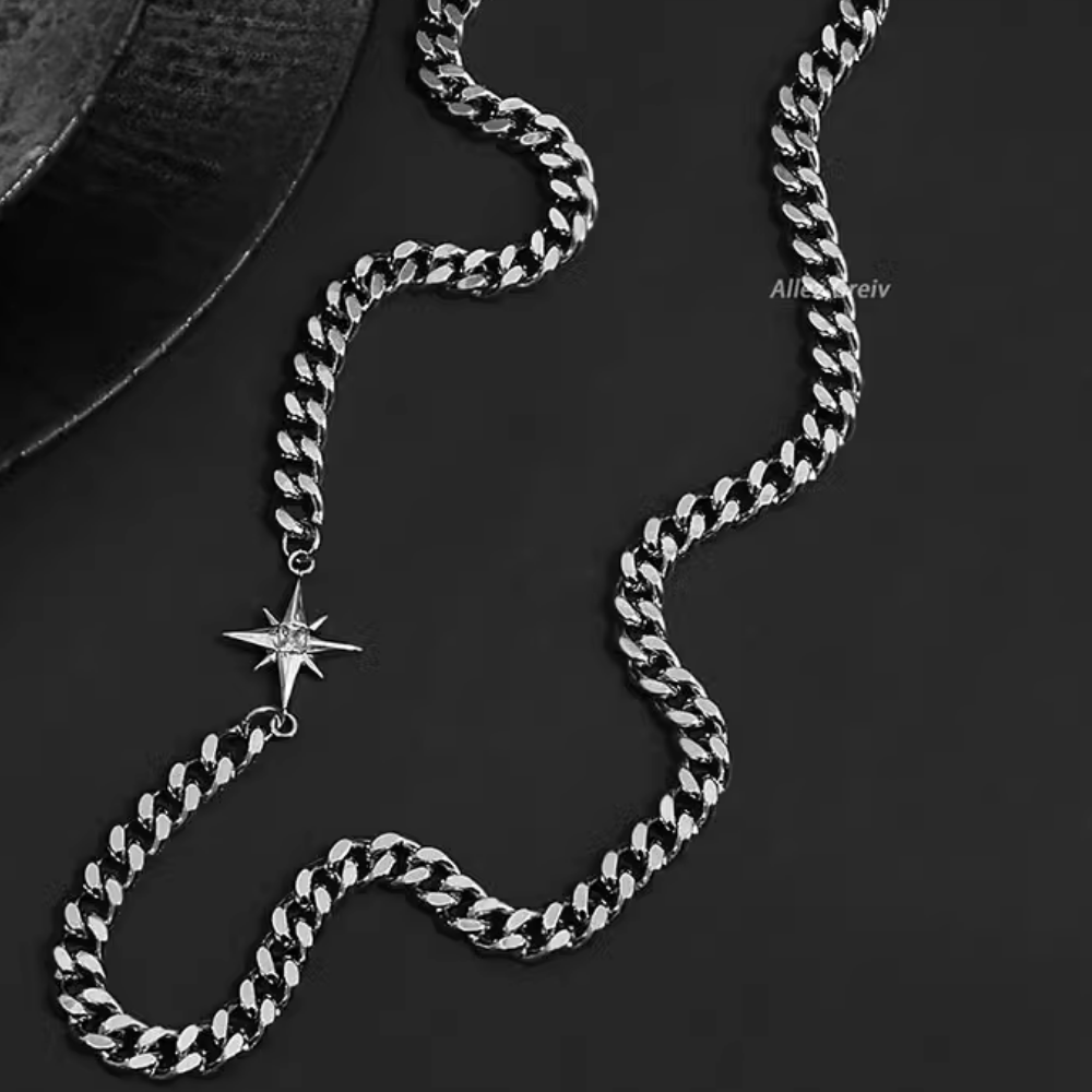 Eight-Pointed Star Versatile Necklace