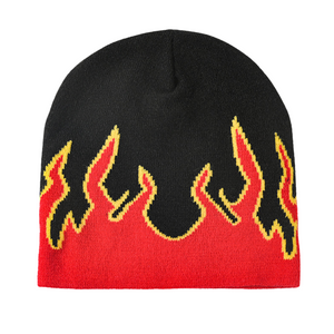 Street Flame Pullover Cycling Hat