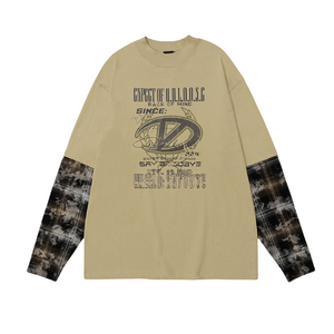 Fake Two Piece Camouflage Sweatshirt