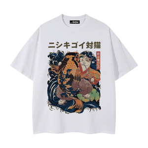 Japanese Koi Cat T-shirt