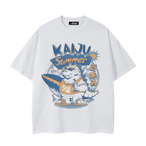 Japanese Summer Surf Monster T-Shirt