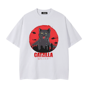 Fierce Oversized Cat T-Shirt