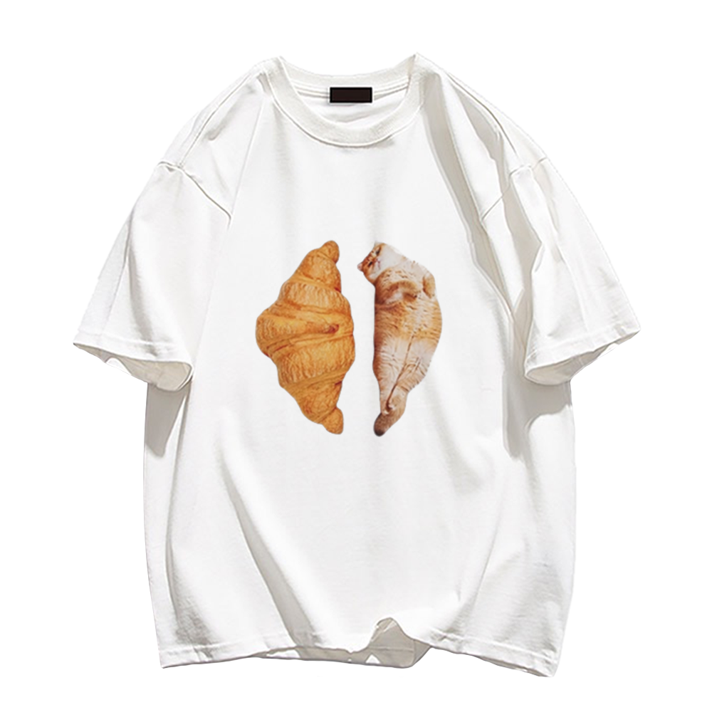 Croissant Cat T-Shirt