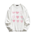 Painting Love Print Long Sleeve Shirt