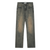 Vintage Street Distressed Straight Jeans