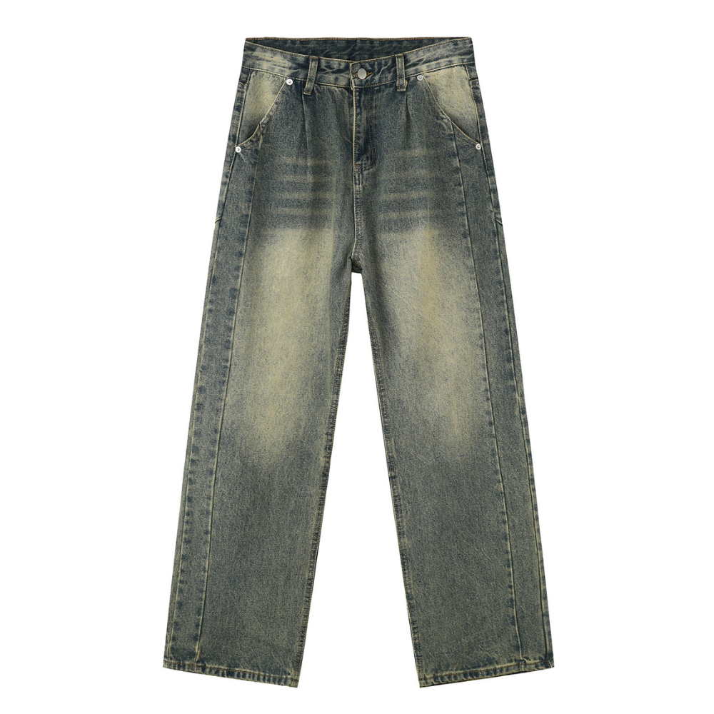 Straight Distressed Jeans