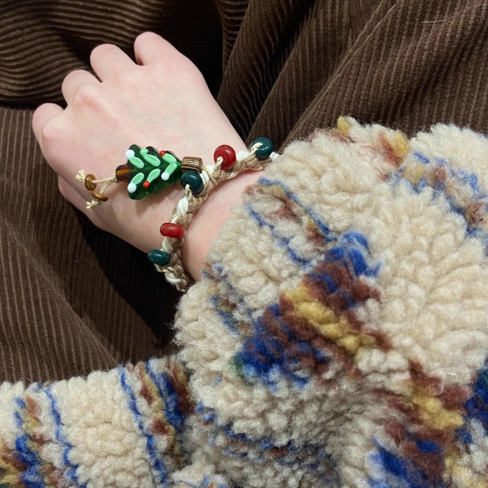 Special Christmas Woven Bracelet