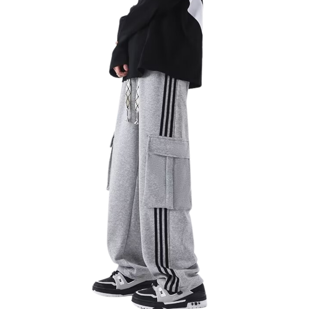 American Striped Web Pocket Sweatpants