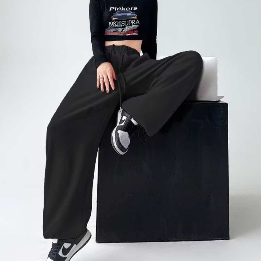 Women's Slim Fit Solid Color Sweatpants
