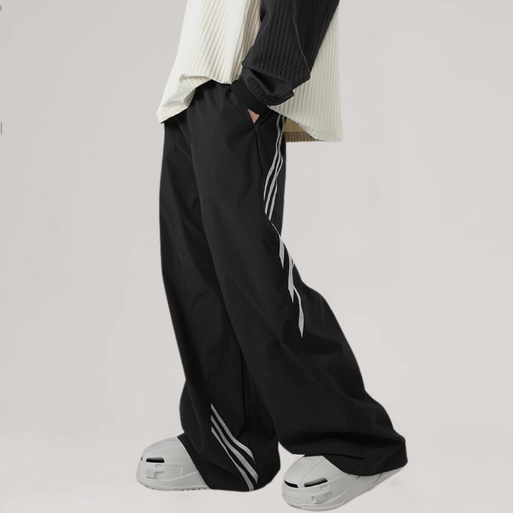 Striped Loose Quick-Drying Sweatpants